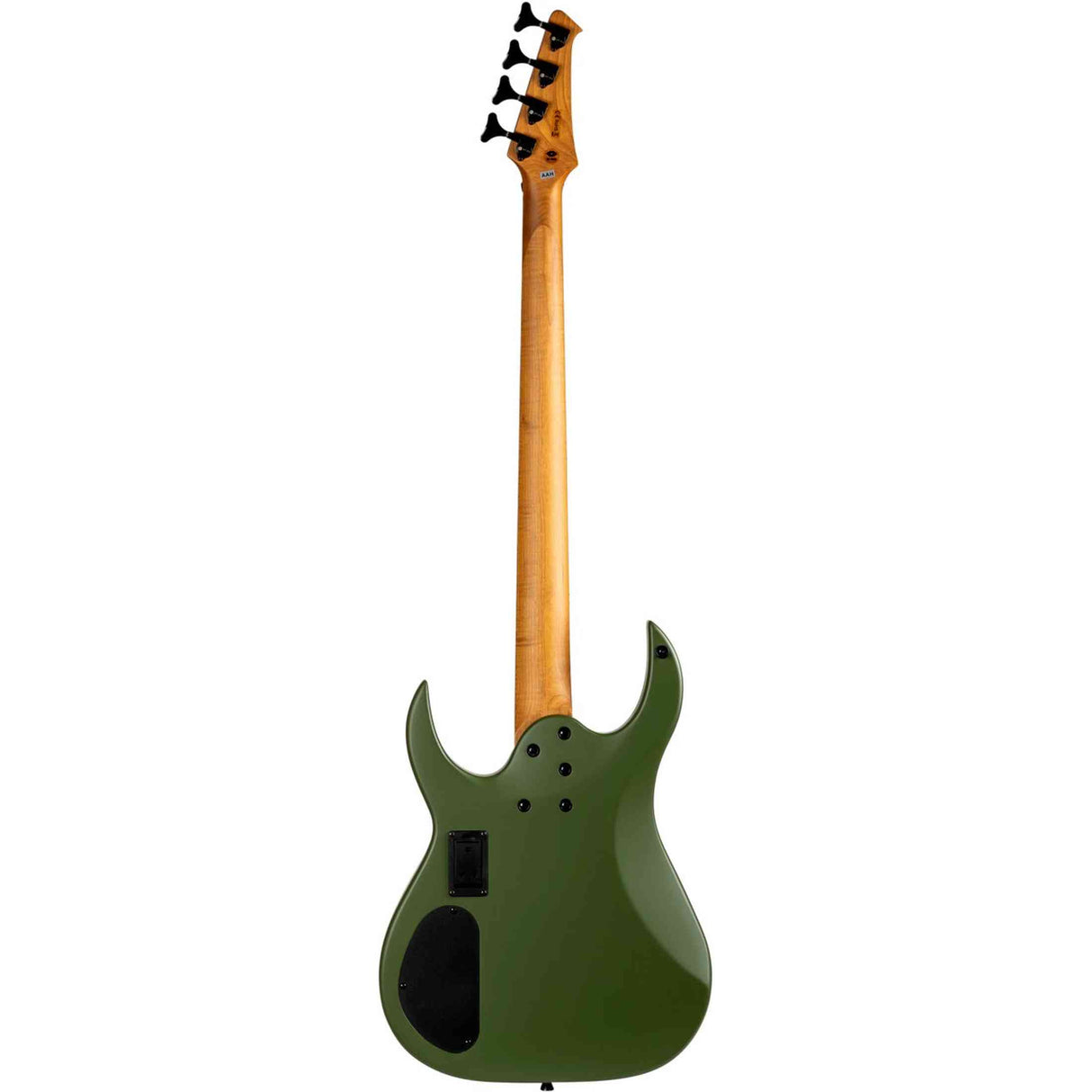 Spira B-400 MGR 4-String Elektrische Bas Actieve Villain Soapbar Pickups Roasted Poplar Satin Dark Green
