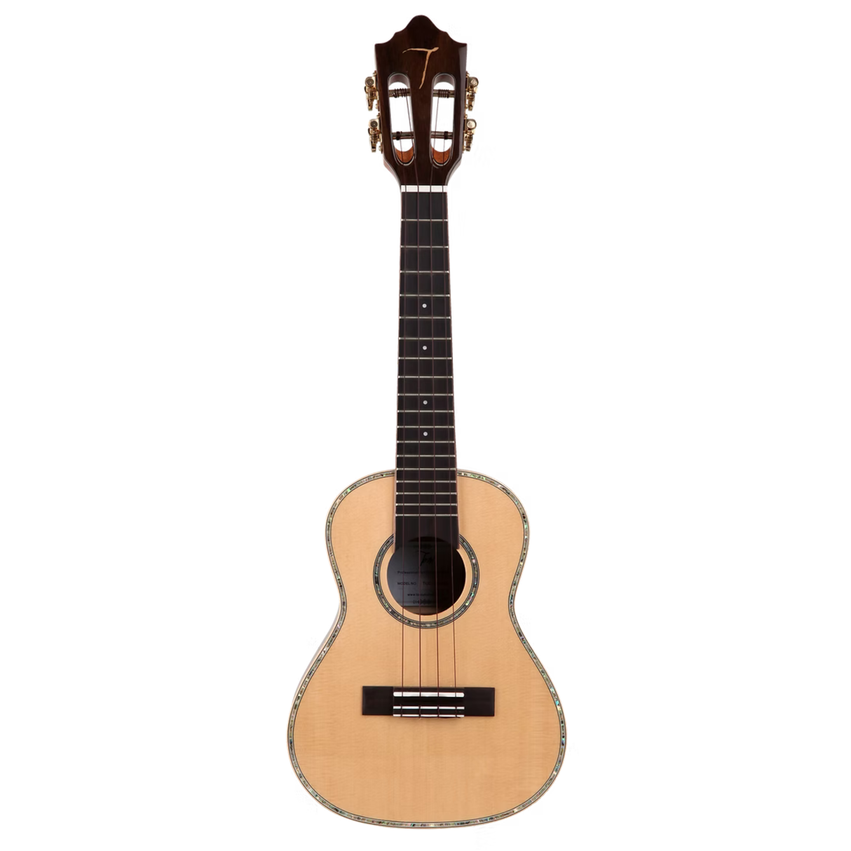 TOM 680 ME Concert Ukelele met Massief Sparren Bovenblad en Pickup Inclusief Luxe Hoes