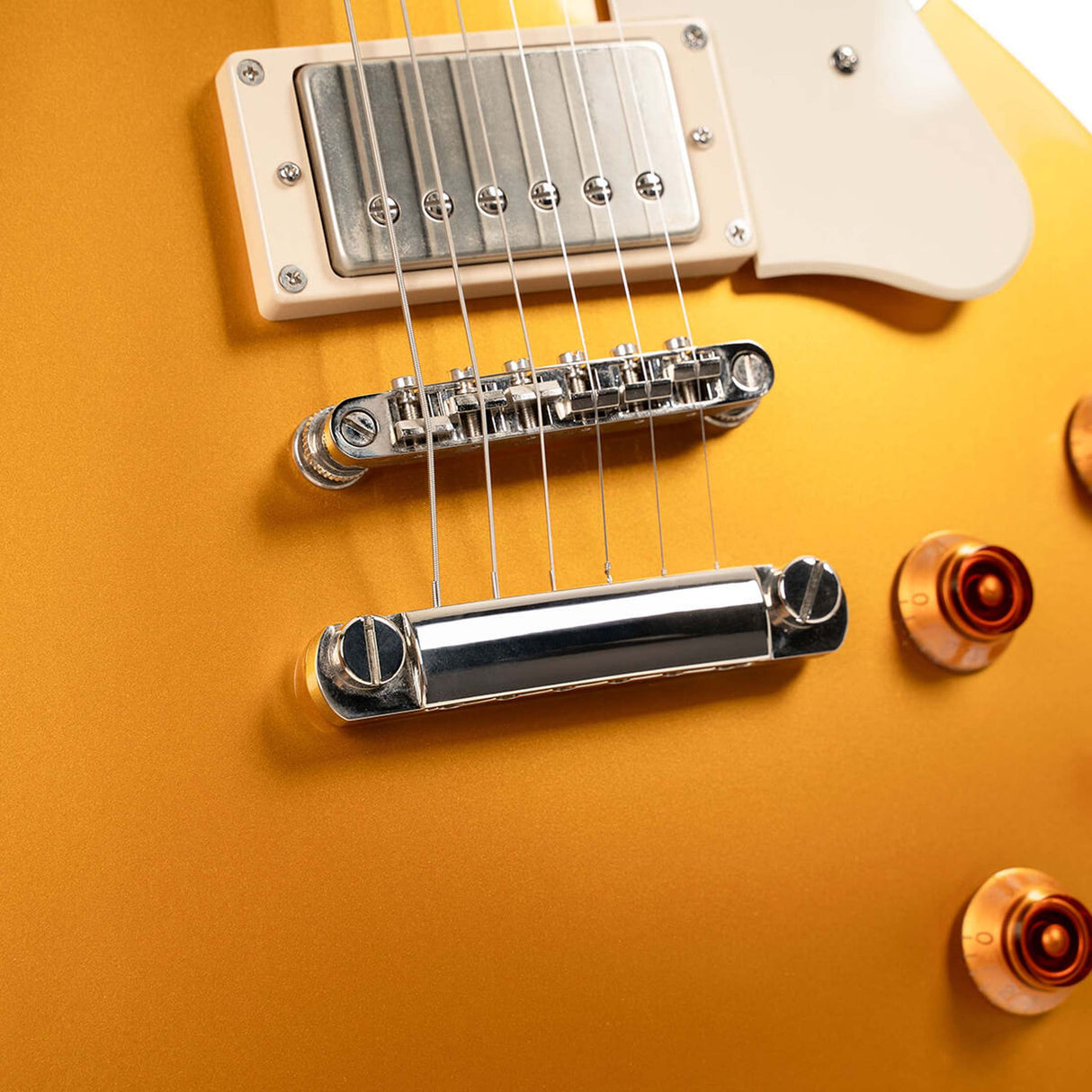 Cort CR200 GT2 Elektrische Gitaar Single Cut Mahonie Gold Top met ClassicRocker Humbuckers
