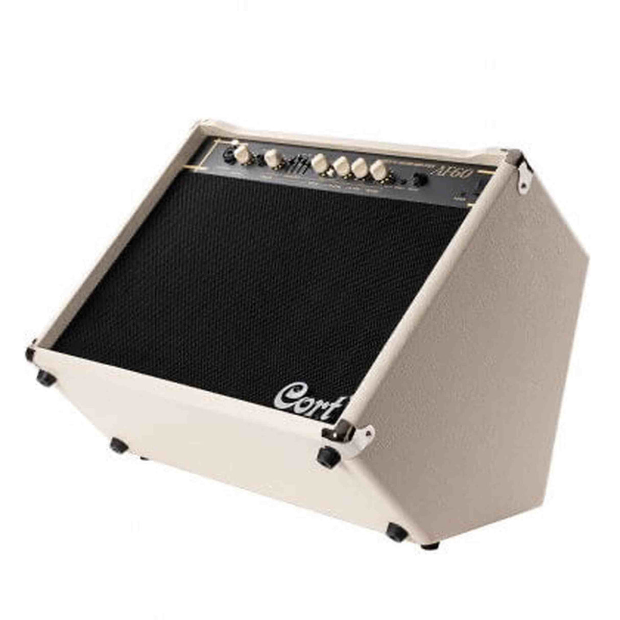 Cort AF60 60W Akoestische Gitaarversterker met 2x 8 inch Speakers, Tweeters en DSP Effecten