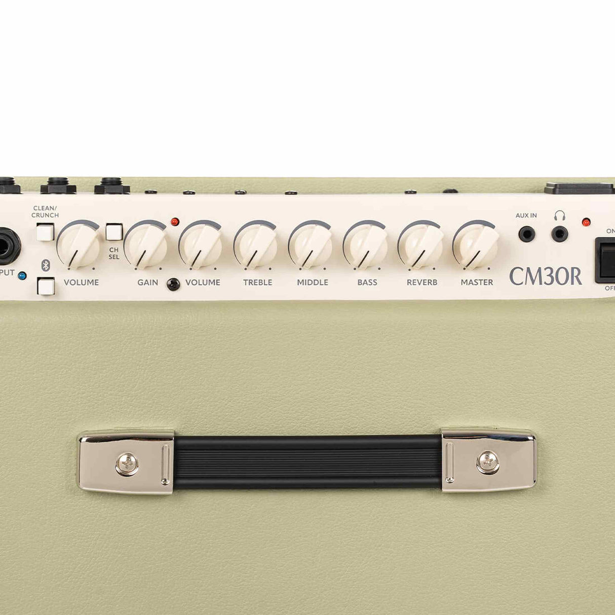 Cort CM30R 30W Gitaarversterker met 10 inch Speaker, Reverb en 2 Kanalen Pastel Green