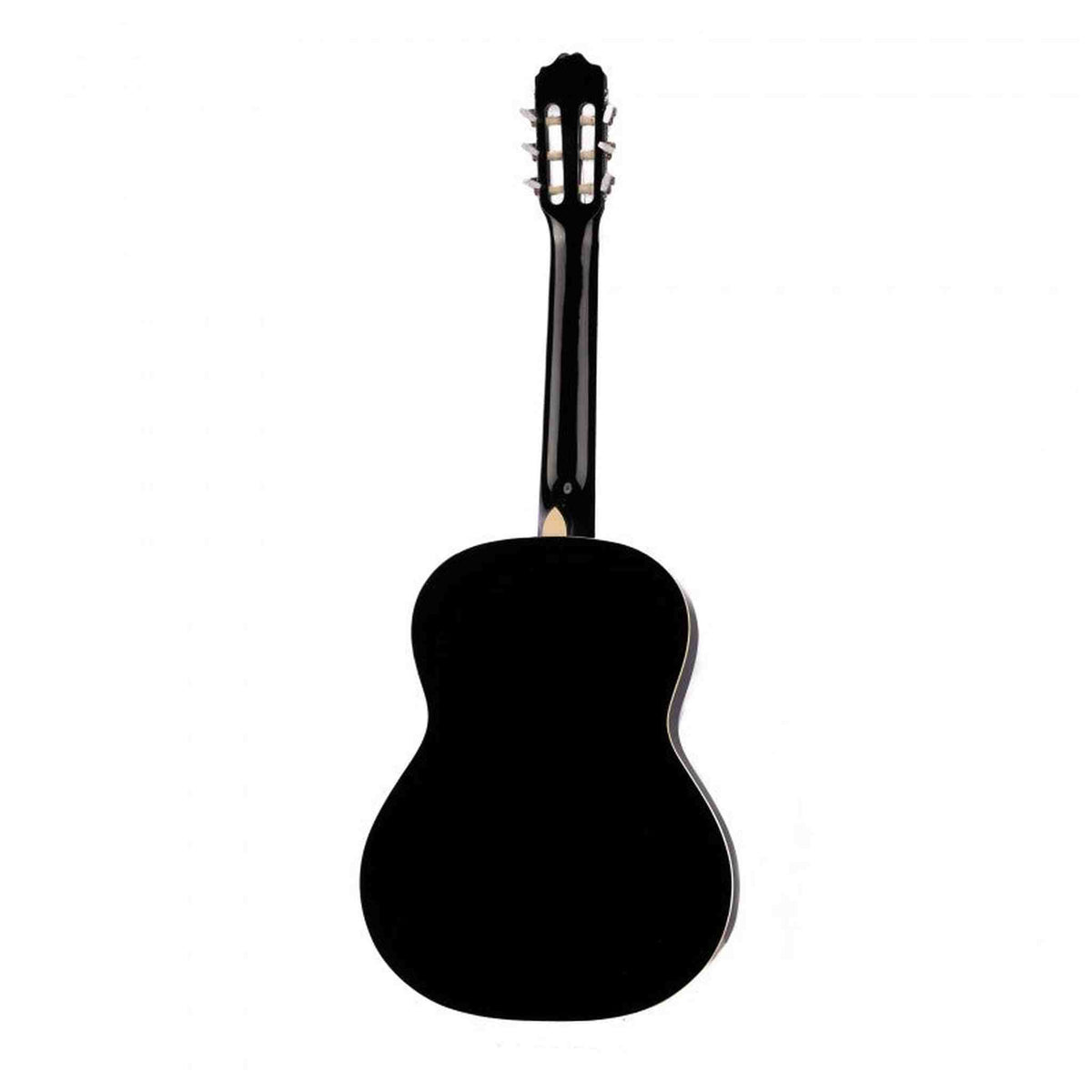 Gomez 036 Klassieke Gitaar 3/4 Black Hoogglans met Tas, Stemapparaat en Standaard