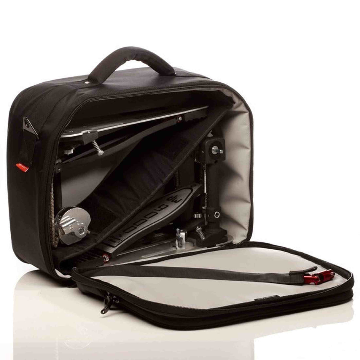 MONO Double Pedal Case Black gigbag voor enkel of dubbel bassdrum pedaal met Sharkskin bescherming