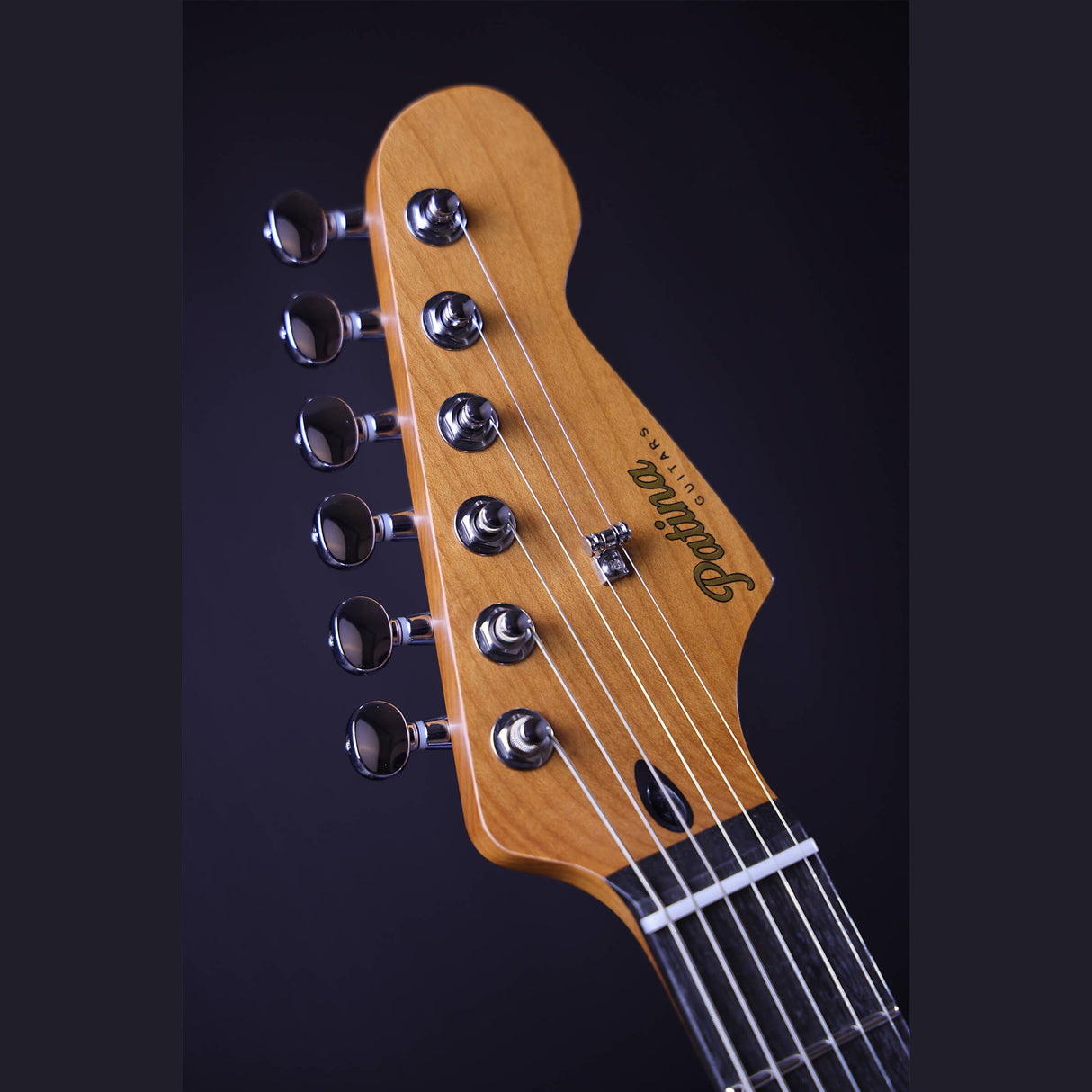 Patina PS-6 PP R S-style Elektrische Gitaar SSS Alnico V Nitro Relic Paulownia Body Roasted Maple Hals Paars