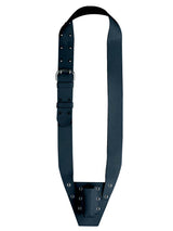 Boston VD-10-B Vaandelriem, leder, zwart