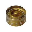 Boston KG-114 Snelheidsknop Hatbox - Transparant Goud voor Inch Type Potas