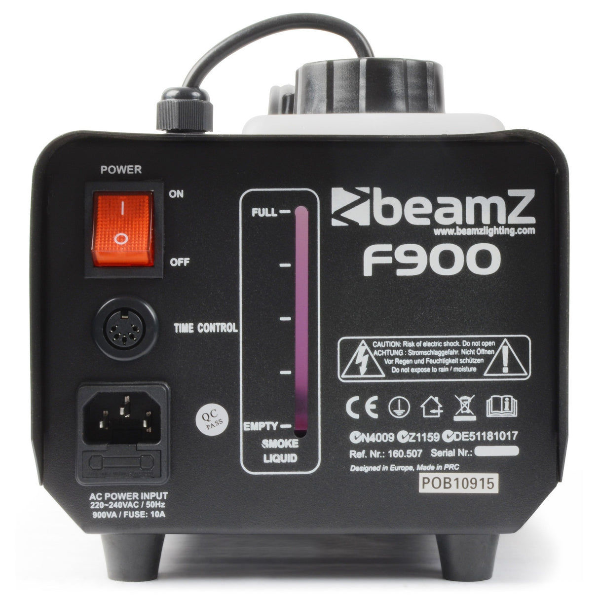 beamZ F900 Fazer 900W met Continue Nevel en Output Regelaar