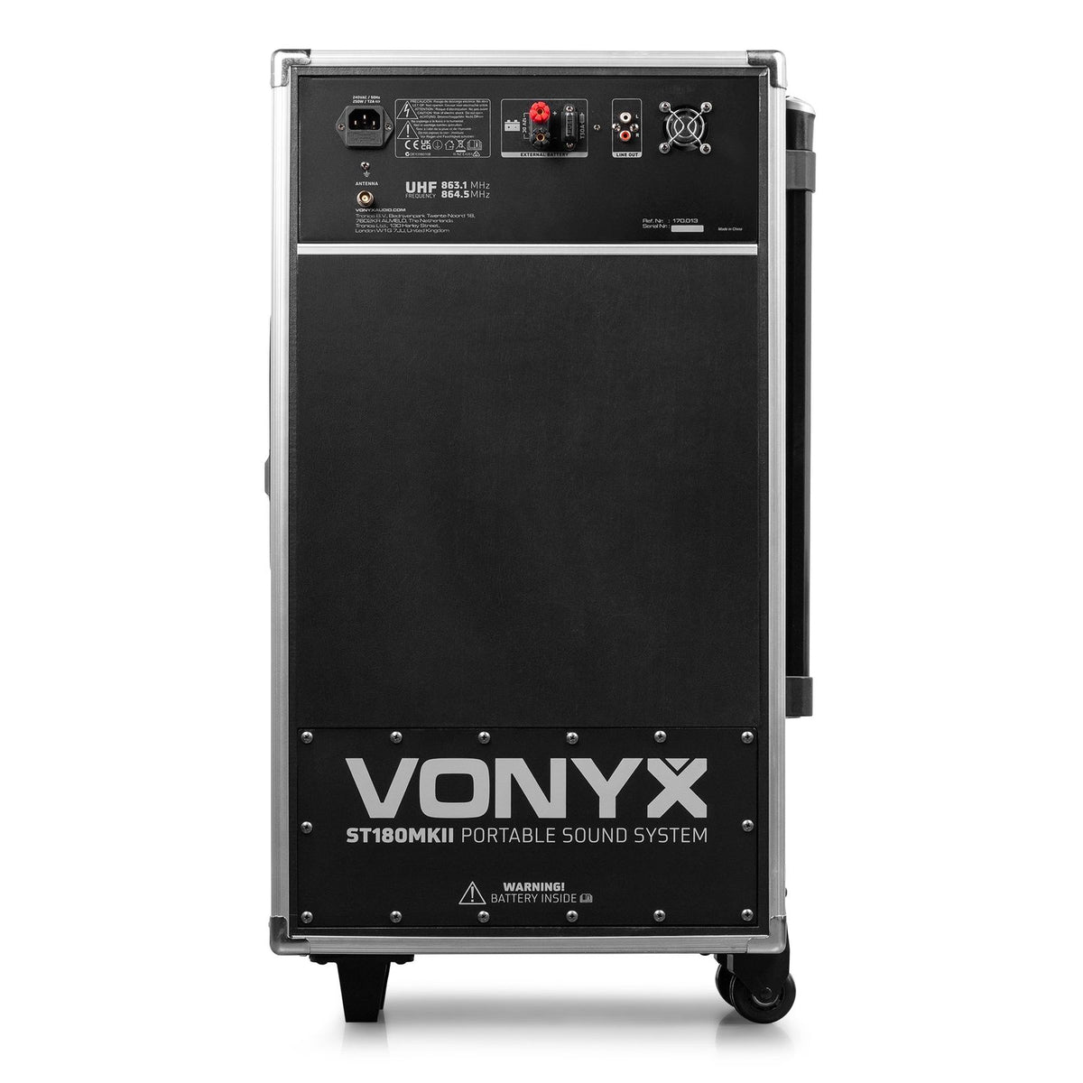 Vonyx ST180 Draagbaar geluidssysteem 12'' 450W