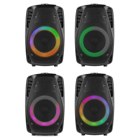 Fenton FT8LED-MK2 Draagbaar geluidssysteem 8"