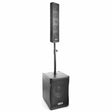 VONYX VX1200 750W Kolom Geluidssysteem met 12 inch Subwoofer en 4x 4,5 inch Drivers