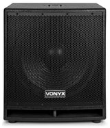 VONYX VX880BT 1000W 2.1 Actieve Speakerset met 15 inch Subwoofer, Bluetooth en Kolomspeakers