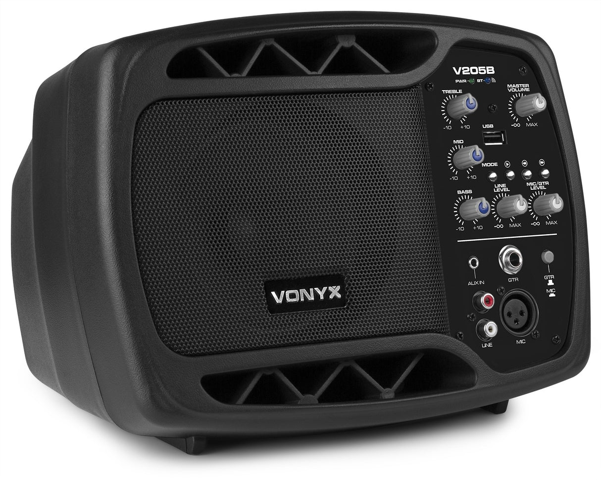 VONYX V205B Actieve Personal Monitor Speaker 80W met Bluetooth en USB MP3 Speler