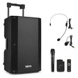 Vonyx VSA500-BP Draagbaar geluidssysteem 12" 800W Combi