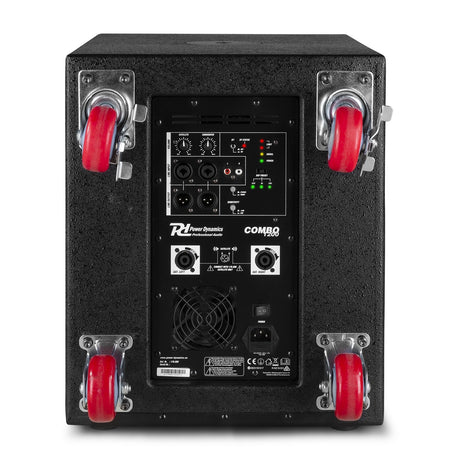 Power Dynamics PD Combo 1200 Geluidssysteem 1200W met 12 inch Subwoofer, DSP en Bluetooth