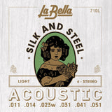 La Bella L-710L snaren set acoustic, light, 011-014-023-031-041-051