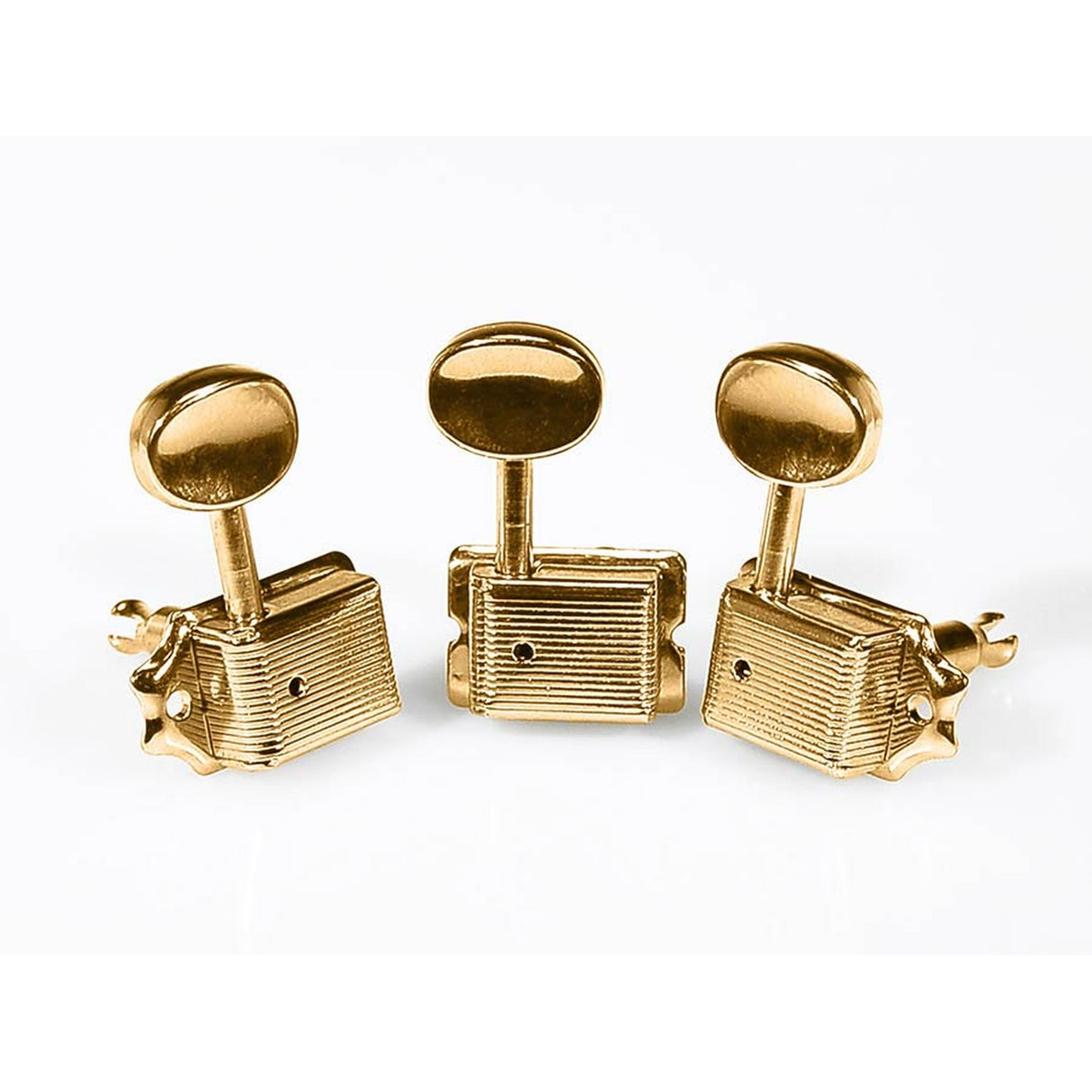 Boston 62-GL Stemmechanieken voor gitaar, goud, 6x links, vintage style, metalen knoppen