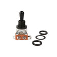Boston SW-23-BB toggle switch 3-way, open, black cap, black
