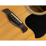 Richwood RD-12 akoestische gitaarset – dreadnought, naturel, met stemapparaat en standaard