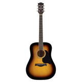 Richwood RD-12-SB akoestische gitaarset – dreadnought, sunburst, met stemapparaat en standaard