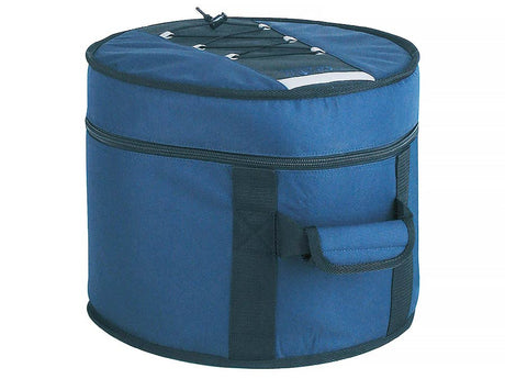 Boston DBL-12-T Deluxe gigbag voor tom 12", zwart-blauw, 15 mm gevoerd hardfoam