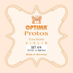 Optima 1010-44 string set for violin 4/4, steel/chromesteel