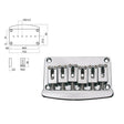 Boston B-1580-C brug-staartstuk, Stallion, pitch 10,5mm, chroom