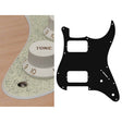Boston ST-232-SCH pickguard, Stallion, HH, 2 pot holes, 3-5 switch, 2 ply, sparkling champagne