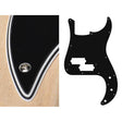 Boston PB-415-B pickguard, Puncher bass, standard, 4 ply, black