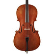 Leonardo LC-2744-M cello set 4/4, geheel massief, mat nitro, mooi gevlamd, ebben toebehoren, incl. tas en strijkstok