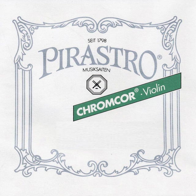 Pirastro P319380 violin string D-3 1/16+1/32 , medium, steel core, chrome steel