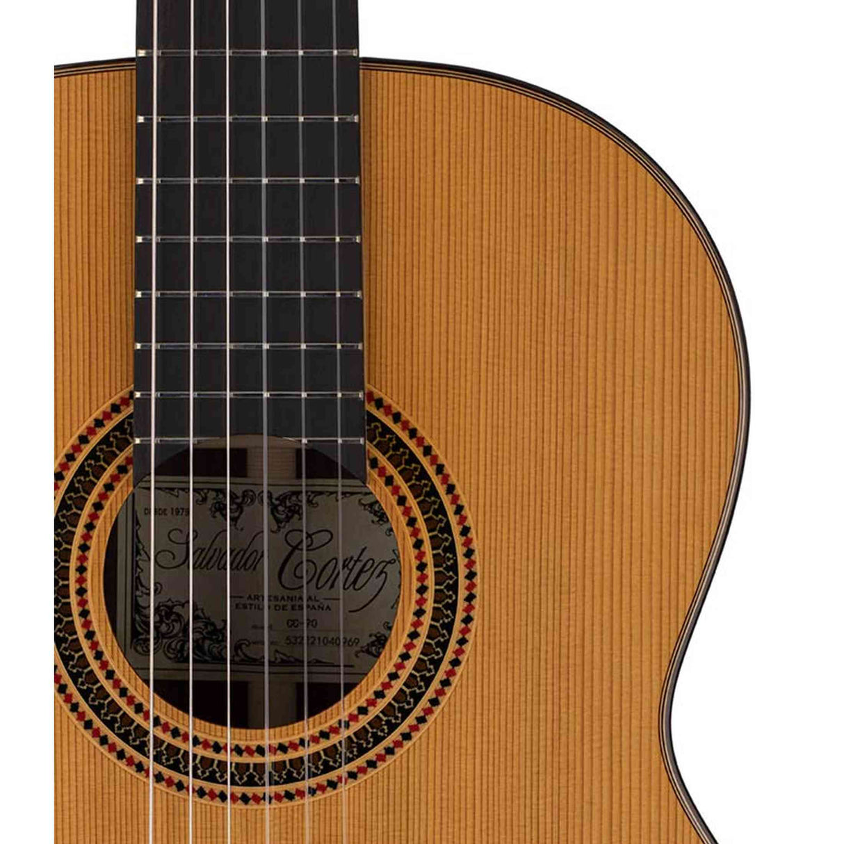 Salvador Cortez CC-80 – Klassieke gitaar met massief ceder bovenblad en mahonie body