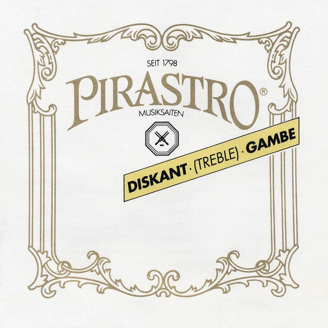 Pirastro P153130 treble-gamba string D-1 11 , gut