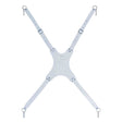 Boston KV10 Kruisvest voor overslagtrom, leder, wit