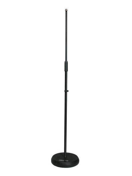 Boston MS-1100-BK Microfoonstatief met ronde voet zwart