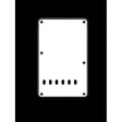 Boston BPL313-VW back plate, string spacing 11,2mm, 3 ply, standard Stallion, 86x138mm, lefthanded, vintage white