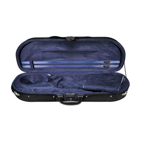 Leonardo VC-1844-BU Student Series vioolkoffer 4/4 D-vorm zwart