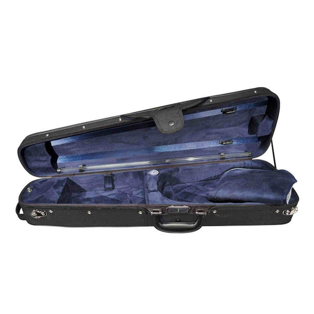 Leonardo VC-1414-BU Student Series vioolkoffer gevormd 1/4 hout zwart