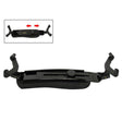 Artino ASR-10 shoulder rest for violin and viola, metal, collapsible, fits violin 1/2 up to viola 17"