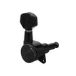 Boston 194-BL Locking stemmechanieken voor gitaar, die cast 6L, zwart, low gearing 19:1
