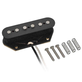 Boston VTE-52-B Single Coil Pickup - Alnico 5 staafmagneten, zwarte fiber bobbin, gewaxte Formvar draad