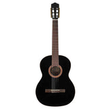 Salvador Cortez CC-22-BK – Klassieke gitaar met massief ceder bovenblad, sapele body en zwarte hoogglans afwerking