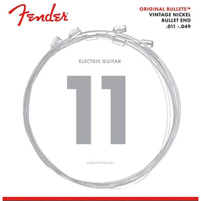 Fender F-3150M snaren set elektrisch, pure nickel roundwound, medium, 011-014-018-025-038-048