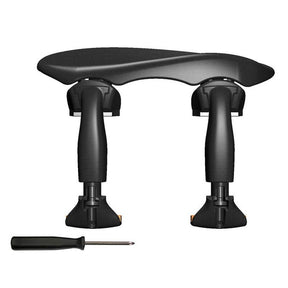 Wittner 256111 violin chinrest center and tilt adjustable, center mount 4/4, with screwdriver