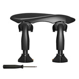 Wittner 256131 violin chinrest center and tilt adjustable, center mount 1/2 - 1/4, with screwdriver