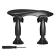 Wittner 256221 violin chinrest center and tilt adjustable, center mount 3/4