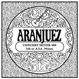 Aranjuez AR-405 A-5 snaar, silverplated wound nylon, heavy gauge