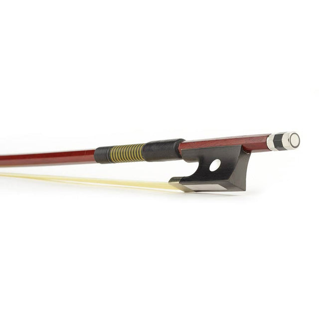 ELS BV-10/18 strijkstok viool, 1/8, brazielhout, achthoekige stok, ebben slof, enkel oog, balein imitatie
