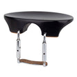 ELS CR-FL-12 violin chinrest 'Flesh'-model, 1/2, ebony