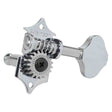 Wilkinson WJ-28N/CR Stemmechanieken voor gitaar, open geared, 3x links + 3x rechts, chroom, ratio 1:19