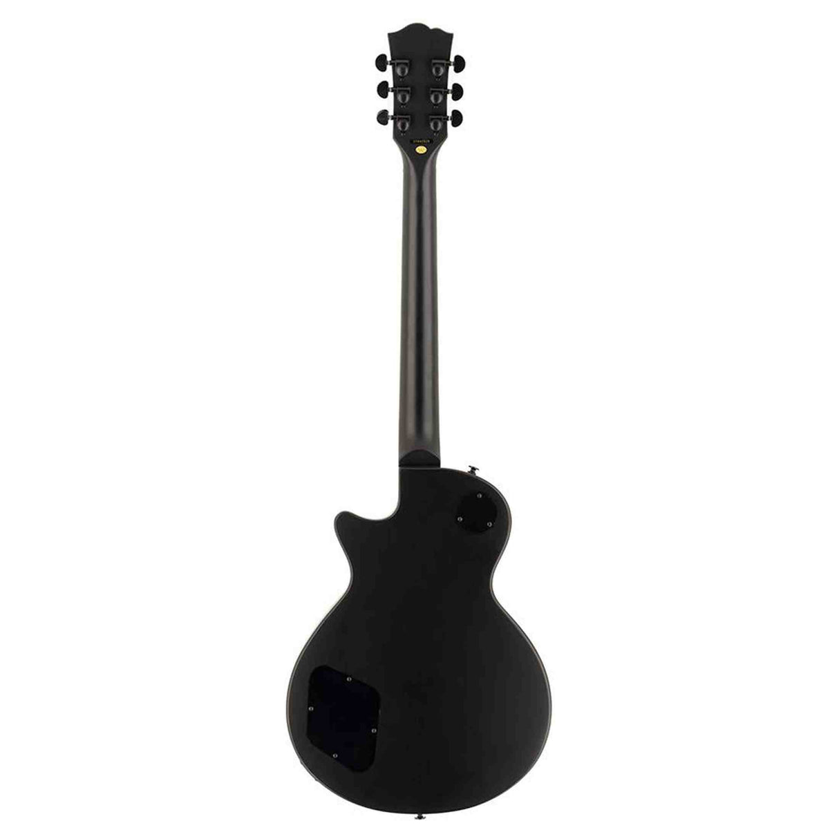 SX EE3S-SBK elektrische gitaar – LP Studio stijl, 2 humbuckers, lindenhout, mat zwart
